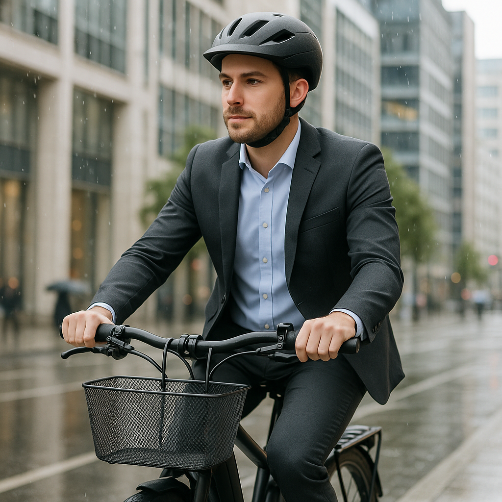panier velo le nomade pluie circulation ville