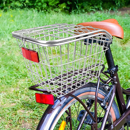 panier pour vélo arrière vélo à la campagne