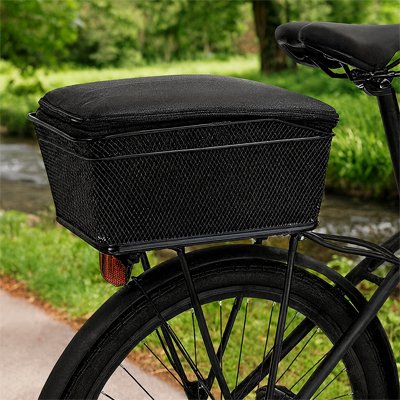 panier vélo arrière et housse anti-pluie