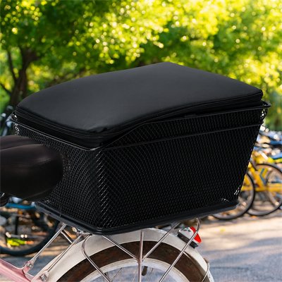 panier vélo arrière et housse imperméable