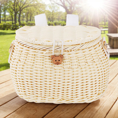 panier velo enfant posé sur une table